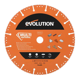 Evolution MD255SEG-CS Segmented Edge Heavy Duty Diamond Demolition Disc Cutter Blade 255mm x 22.2mm x 16T