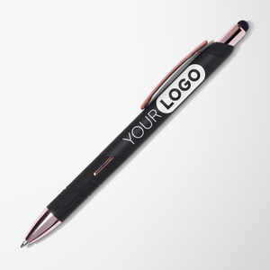 Soft Touch York Pen with Rose Gold Trim