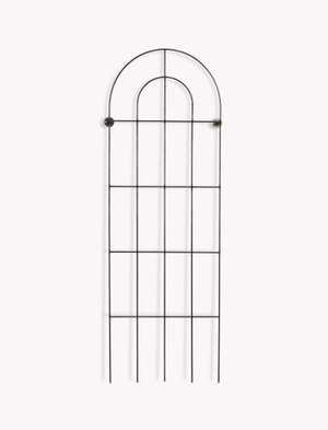 Barrington Wall Trellis - Raw Metal, Dark Grey, Large