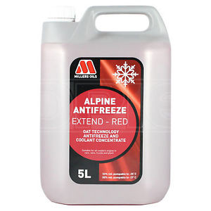 5668GYA - Millers Oil - 5L Red Antifreeze Extend (5 Litres)