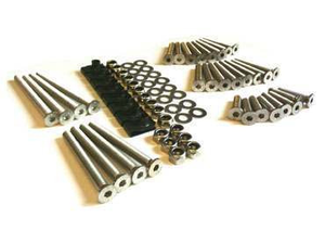 DA1133 - Defender Stainless Steel Bolt Kit - Front And Rear Door Hinge Set