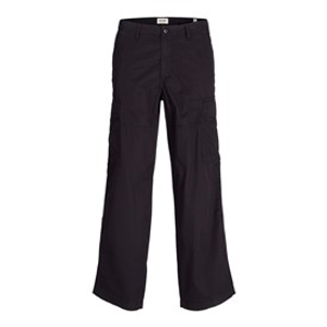 JACK & JONES Mens Bill Knockout Cargo Pants Black