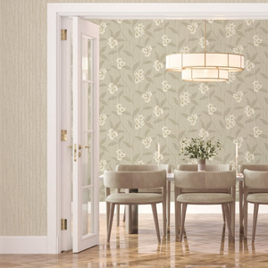 Belgravia Decor Giovanna Floral Trail Cream/Beige Wallpaper - 4818