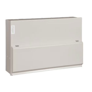 Hager VML955HRK 5 + 5 Dual 100A Type A RCD Metal Clad Consumer Unit with Knockouts