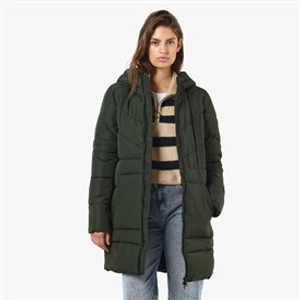 Noisy May Womens Tally Puffer Coat Rosin