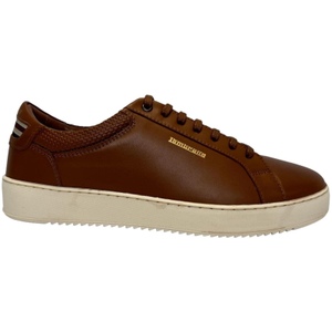 Lambretta Mens Robbie Low Rise Lace Up Trainers - 10 UK / Tan