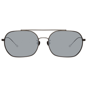 Ann Demeulemeester Sunglasses Round Gun Metal and Grey