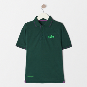 Cubs Polo Shirt - Personalised-32"-Green