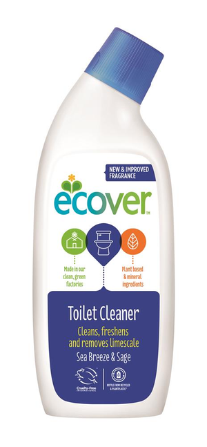 Fast-Action Toilet Cleaner - Sea Breeze & Sage (Ecover) 750ml