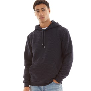 Brave Soul Mens Karachi Hoodie Navy