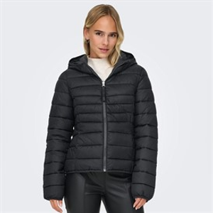 Only Womens Tahoe Reversible Puffer Jacket Black