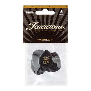 Jim Dunlop Jazztone Point Tip Picks - 6 Pack