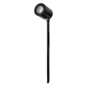 SL220 LED Low Voltage Flood Spike Light Black Steel 3000K