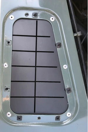 LRI32082 - Bonnet Hood Release Cable Guard - Top Wing Vent - Land Rover Defender