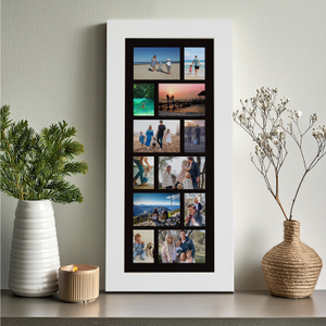 Panoramic Photo Gallery Collage Print