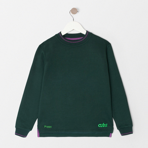 Cubs Uniform Sweatshirt - Personalised-36"-Green