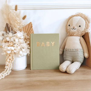 Fox & Fallow - Mini Baby Book - Sage