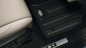 VPLCS0532 - Discovery Sport Black Rubber Mat Set - for Automatic Right Hand Drive Vehicles - Facelift from 2019 On - Genuine Land Rover