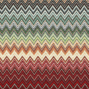 ANTE DECOR Atzi Textured Weave Fabric Rainbow