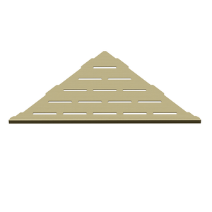 Stripe Corner hoekplanchet inbouw 30x25 mat wit