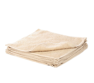 Latte Face Cloth Soft Cotton Royal Egyptian Flannel 30x30cm - 500 GSM
