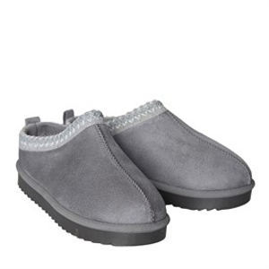 KRUSH Womens Aztec Mule Slippers Grey