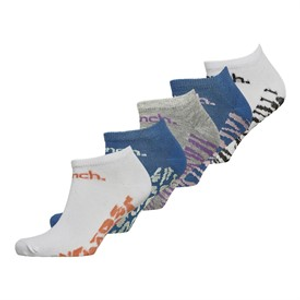 Bench Womens Yealink Five Pack Trainer Liners Multi