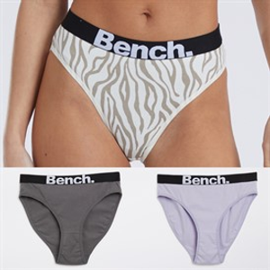 Bench Womens Lele Three Pack Briefs Multi