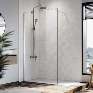 Elegant Showers Frameless Shower Screen Walk in 8mm Nano Tempered Glass