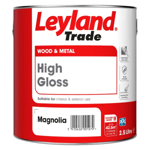 Leyland Trade High Gloss Magnolia 2.5L