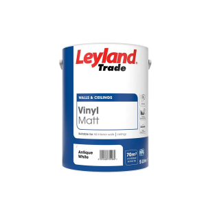Leyland Trade Vinyl Matt Emulsion Antique White 5L