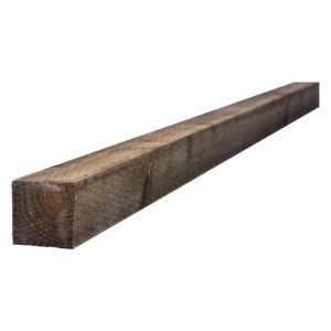 Incised Fence Post Treated Brown 100 x 100mm x 2.4m