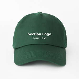 Personalised Baseball Cap - Kids-One Size-Dark Green