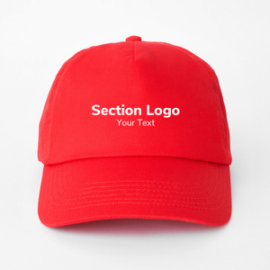 Personalised Baseball Cap - Adult-One Size-Blue