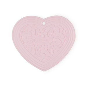 Le Creuset Powder Pink Christmas Heart Trivet
