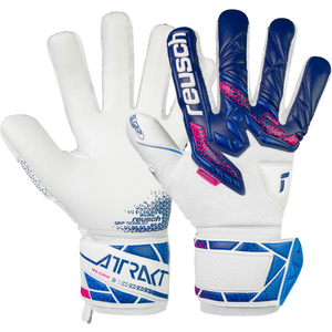 Reusch Attrakt RE:GRIP NC - White/Blue/Pink - 10