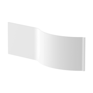 Contemporary P Shaped Acrylic Bath Panel