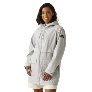 Regatta Womens Navaeh Waterproof Jacket - 14 / Drizzle Linear Stripe