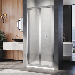 ELEGANT 860 x 1850 Bi-Fold Shower Door Framed