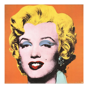 1995 Andy Warhol 'Marilyn Orange' Offset Lithograph