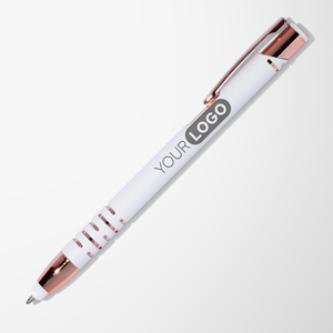Engraved Paragon Stylus Pen with Rose Gold Grip Accents