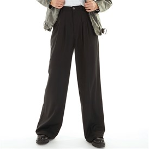 Bench Womens Monnie Wide Leg Trousers Black