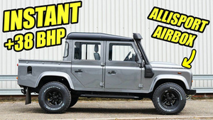 AS293 - Cylinder Air Filter Housing with Wing Connection Kit - High Intake Connection (For RHD and LHD) - Land Rover Defender Puma TDCi - by Allisport