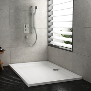 Hudson Reed Rectangular Pearlstone Shower Tray 1600 x 760 x 40
