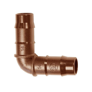 DB Elbow 14mm (Brown) Suits Drip Line - 5 Pack