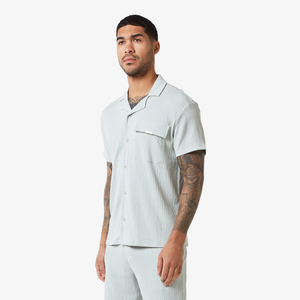 Crinkle Shirt | Dusky Mint