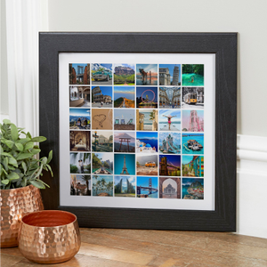 Photo Moments 36 Images Grid Custom Wall Art