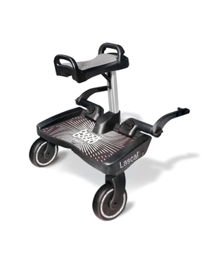 Lascal BuggyBoard Maxi Plus - Black / Grey Seat