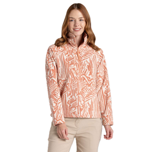 Craghoppers Womens Annjela Quick Dry Half Zip Fleece - 14 / Clay Print