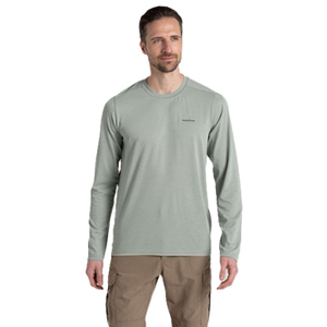 Craghoppers Mens NosiLife Abel Long Sleeve T-Shirt - XL / Lichen Green